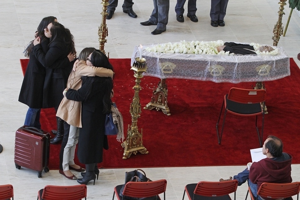24.jul.2013 - Velório de Dominguinhos, na Assembleia Legislativa de São Paulo - Shin Shikuma/UOL