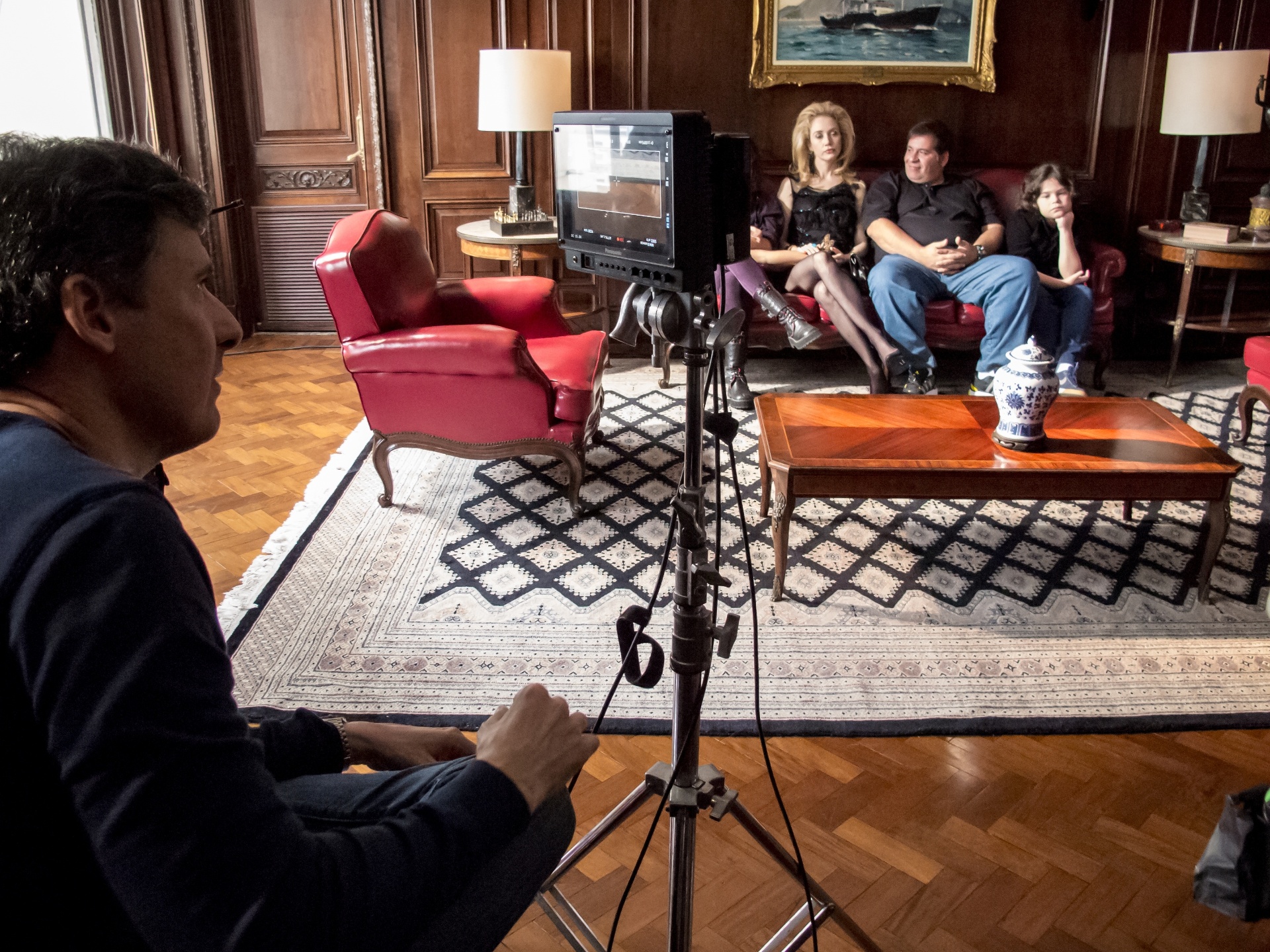 25.jul.2013 - Set de filmagens de "Até que a Sorte nos Separe 2", de Roberto Santucci. Com Leandro Hassum de volta ao personagem Tino, a continuação de "Até que a Sorte nos Separe" terá cenas também em Las Vegas e participações de Arlette Salles, Berta Loran, Rodrigo Santanna, Henri Pagnoncelli e Anderson Silva - Davi de Almeida/Divulgação