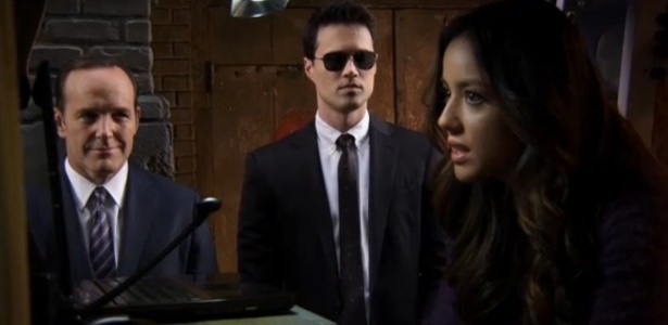 Cena do trailer da série "Agentes de S.H.I.E.L.D."