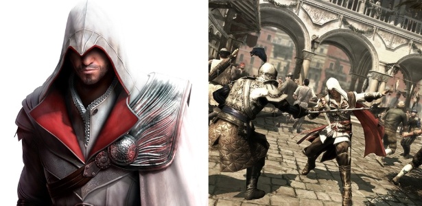 Coletânea reuniria as aventuras do assassino Ezio Auditore, considerado o melhor personagem da série - Montagem/UOL