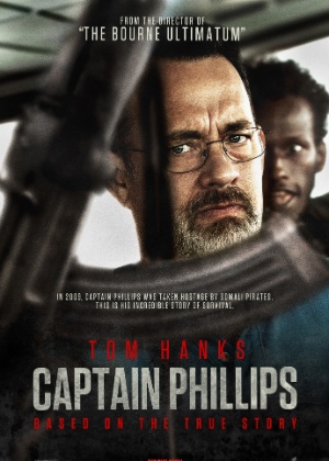Pôster do filme "Captain Phillips", estrelado por Tom Hanks - Divulgação
