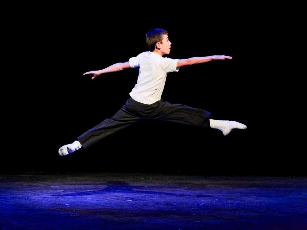 Cena do musical "Billy Elliot" - Divulgação