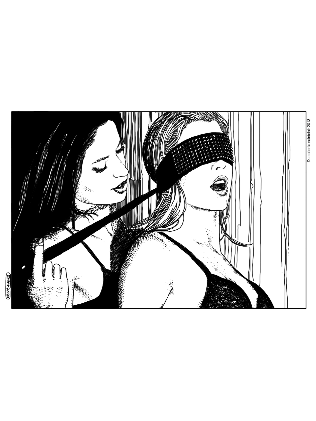 Confira algumas das ilustrações publicadas no tumblr da artista francesa Apollonia Saintclair - Reprodução/Tumblr
