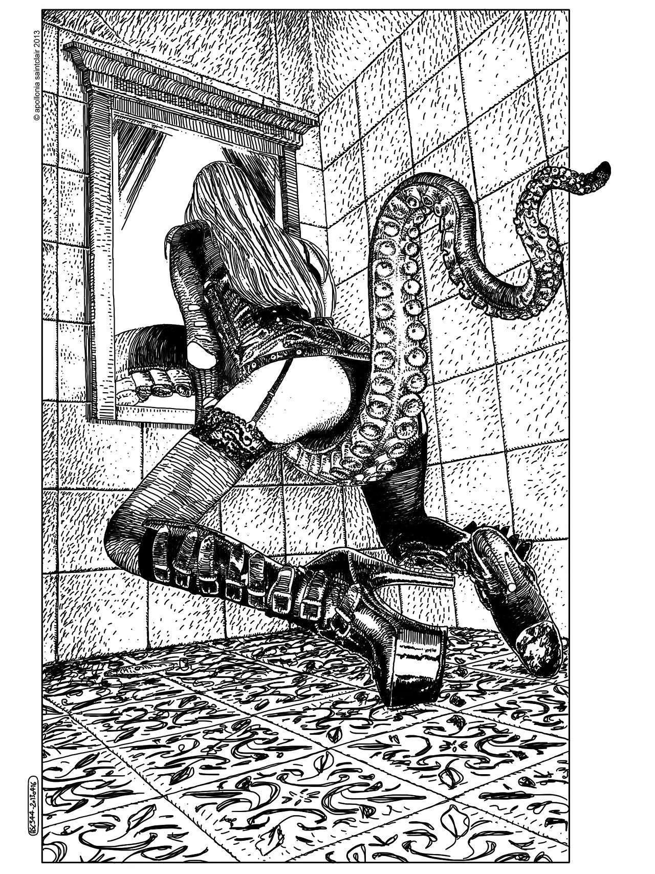 Confira algumas das ilustrações publicadas no tumblr da artista francesa Apollonia Saintclair - Reprodução/Tumblr