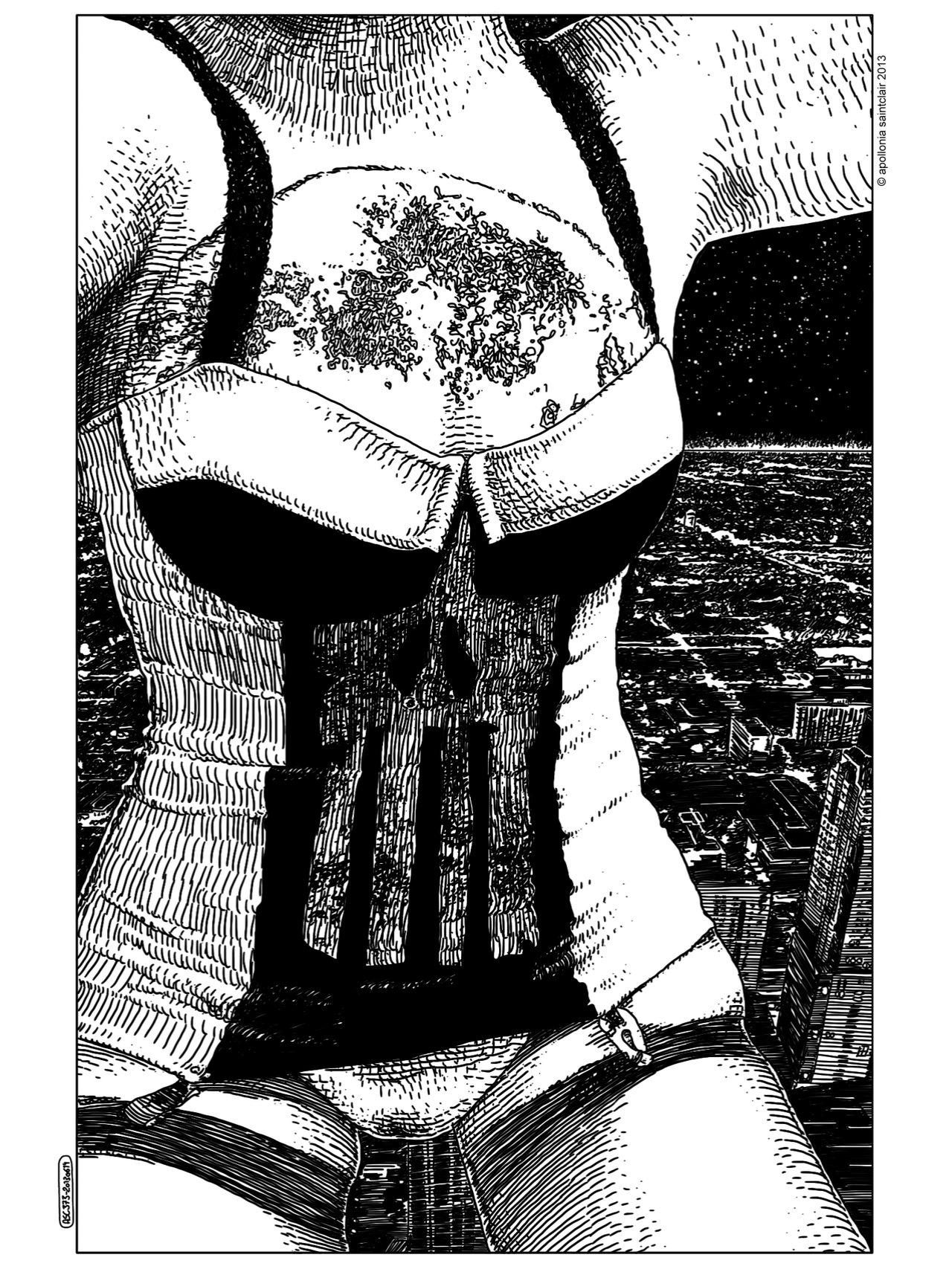 Confira algumas das ilustrações publicadas no tumblr da artista francesa Apollonia Saintclair - Reprodução/Tumblr