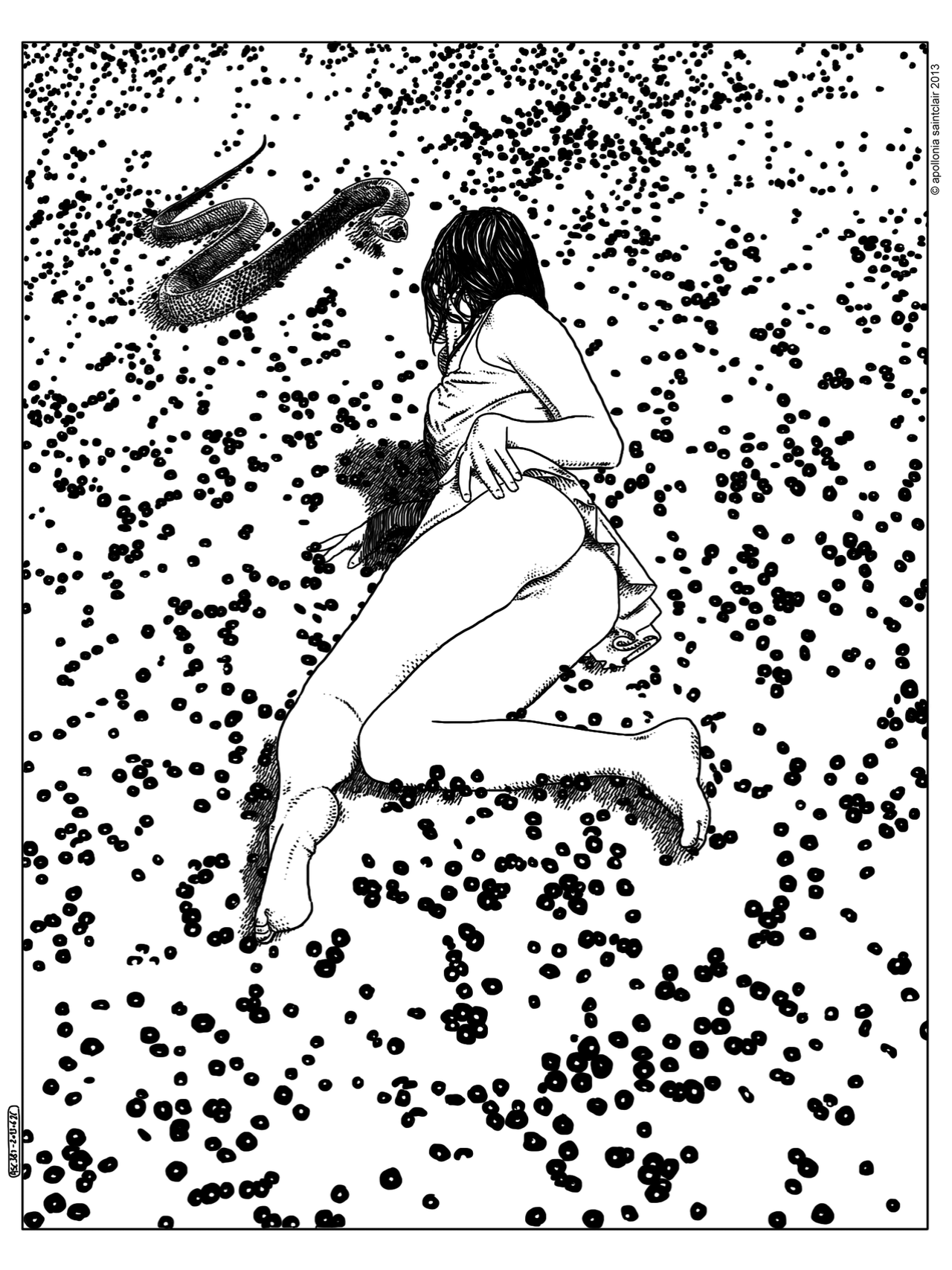 Confira algumas das ilustrações publicadas no tumblr da artista francesa Apollonia Saintclair - Reprodução/Tumblr