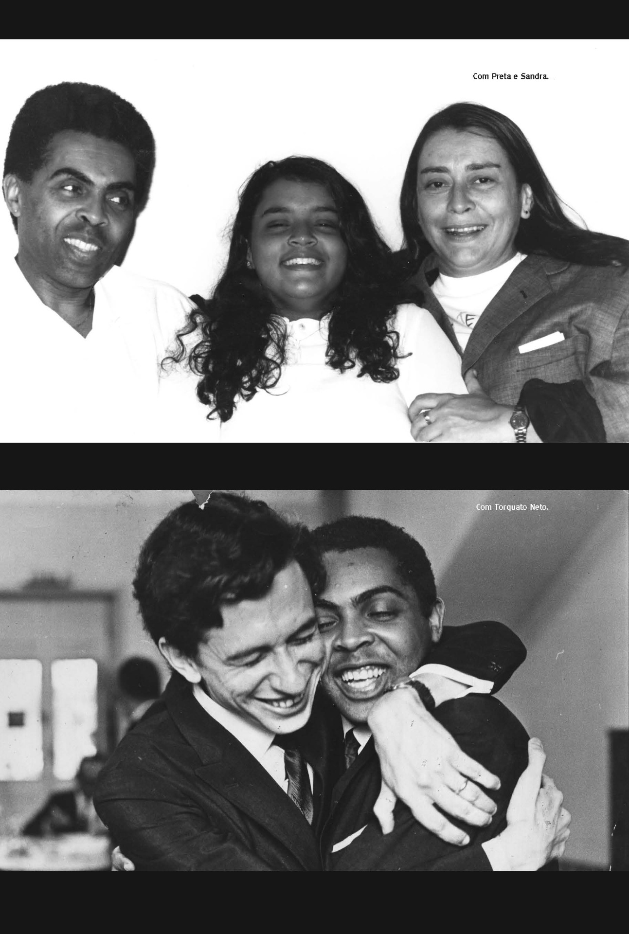 Gilberto Gil com Preta e Sandra - Acervo Gege Produções Artísticas/Divulgação