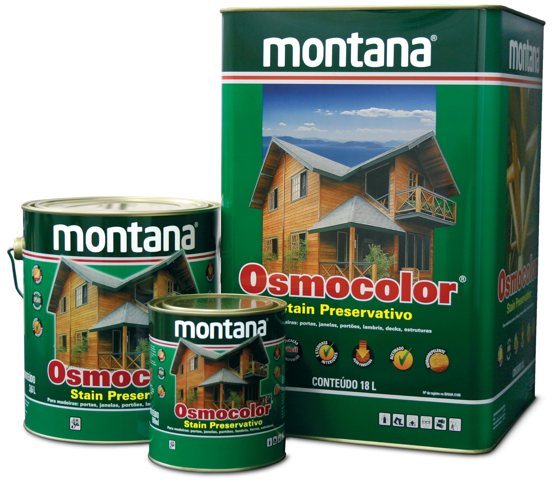 A linha de stains Osmocolor da Montana (www.montana.com.br), aplicada em estrutura de madeira, repele a água e protege contra raios solares e fungos. O preço do galão de 3,6 l, sugerido pela marca, é R$ 120 I Preços pesquisados em julho de 2013 e sujeitos a alterações - Divulgação