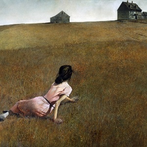A obra "Wyeth "Christinaís World" (1948), de Andrew Wyeth, que integra a exposição "American Modern: Hopper to O'Keefe" - Reprodução
