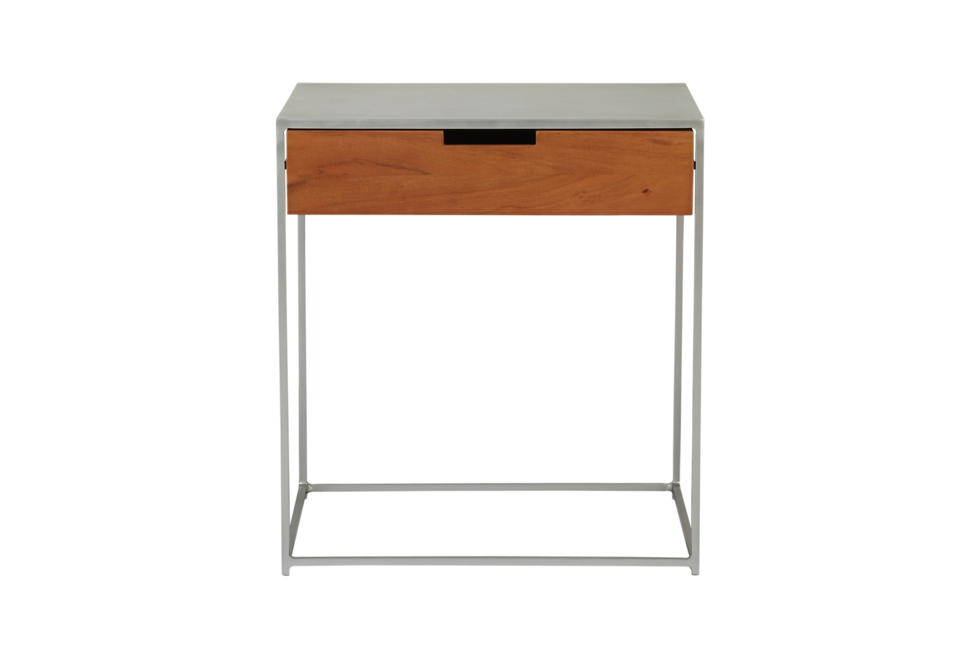 (imagem do NYT, usar apenas no respectivo material) Da CB2 (www.cb2.com) a mesinha Audrey possui uma gavetinha - Divulgação/ The New York Times