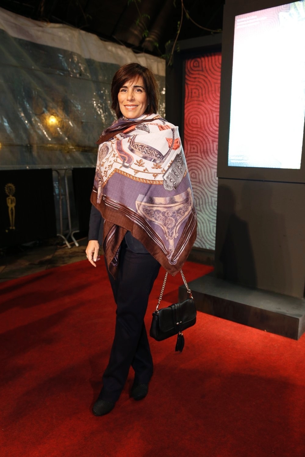 9.ago.2013 - A atriz Glória Pires é homenageada com o troféu Oscarito no 41º Festival de Cinema de Gramado, no Rio Grande do Sul - Felipe Panfili e Leo Marinho/AgNews