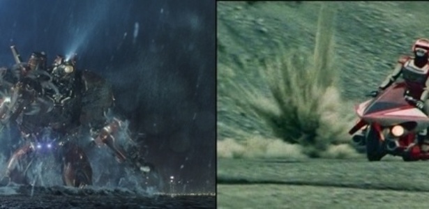 Campo de batalha - O curioso das batalhas das séries japonesas das décadas de 80 e 90 é que elas eram quase sempre transportadas para uma região de pedreiras, onde os monstros crescidos podiam batalhar com mais "tranquilidade" contra os robôs de defesa dos heróis. - Reprodução