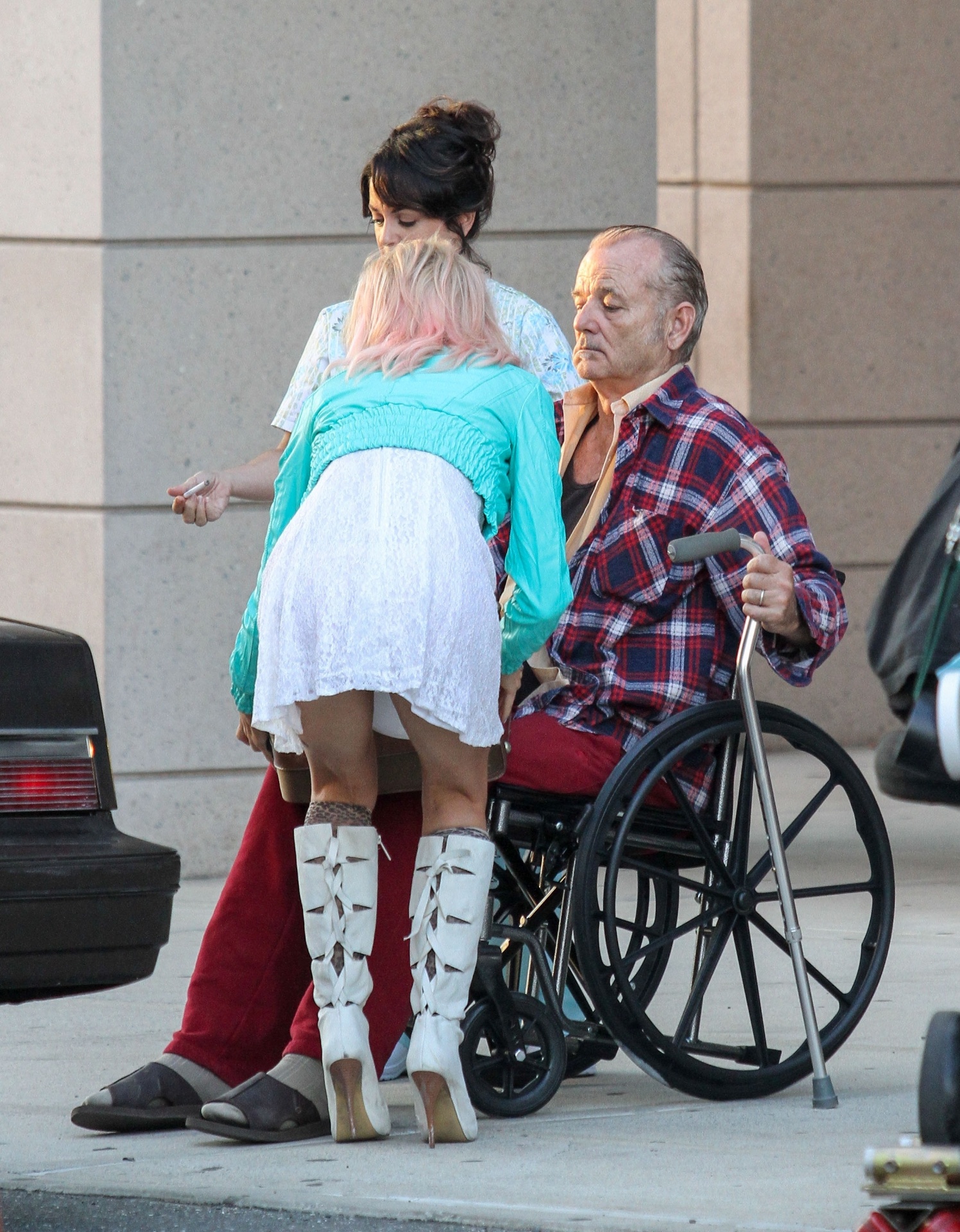 Naomi Watts e Bill Murray filmam "St. Vincent de Van Nuys" em Nova York - Grosby Group