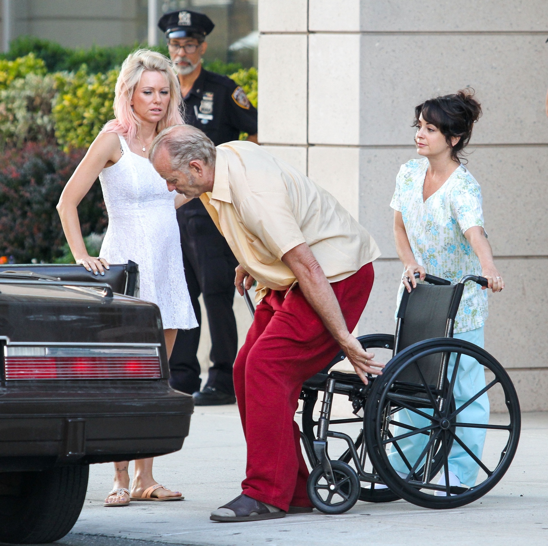 Naomi Watts e Bill Murray filmam "St. Vincent de Van Nuys" em Nova York - Grosby Group