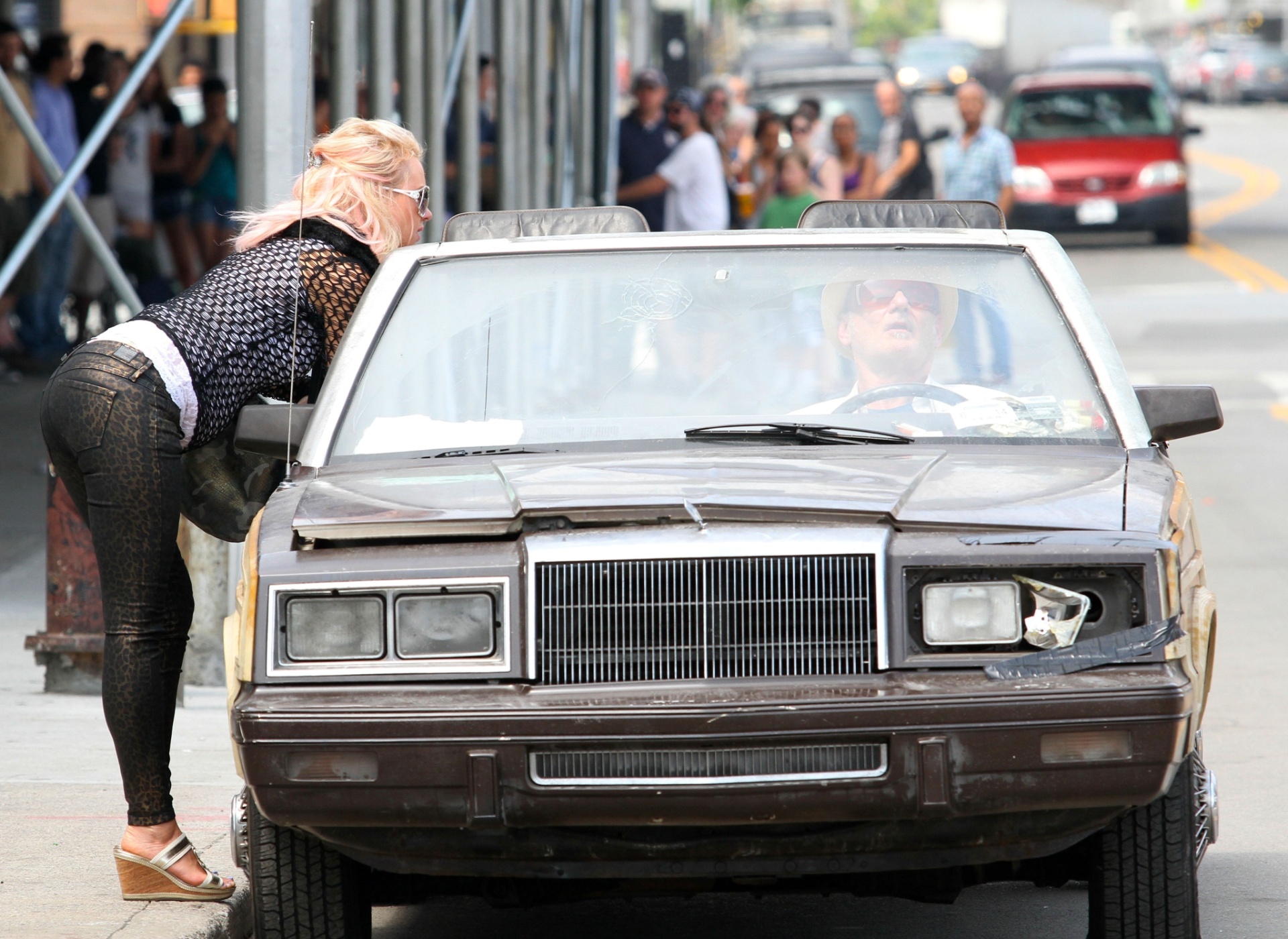Naomi Watts e Bill Murray filmam "St. Vincent de Van Nuys" em Nova York - Grosby Group