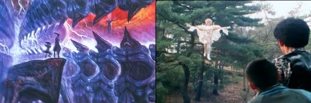 Origem dos Monstros - Nas séries japonesas, as ameaças quase sempre vinham de fora da Terra. Em "Círculo de Fogo" também, mas a fenda que permite que os monstros cheguem a Terra está no fundo do Oceano Pacífico e não num ponto do espaço. - Reprodução