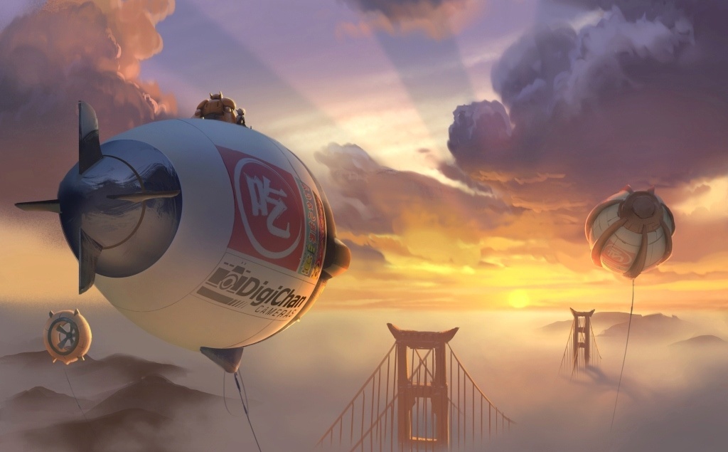 O prodígio em robótica Hiro se junta ao robô Baymax e outros heróis improváveis para salvar a futurista San Fransokyo em "Big Hero 6", inspirado no gibi da Marvel de mesmo nome - Divulgação