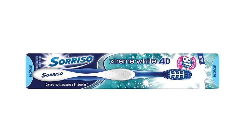 Escova Xtreme White 4D, Sorriso - Divulgação