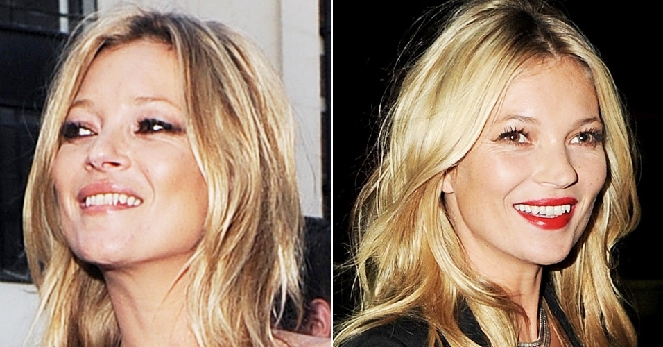 Kate Moss - Getty Images/Montagem/UOL