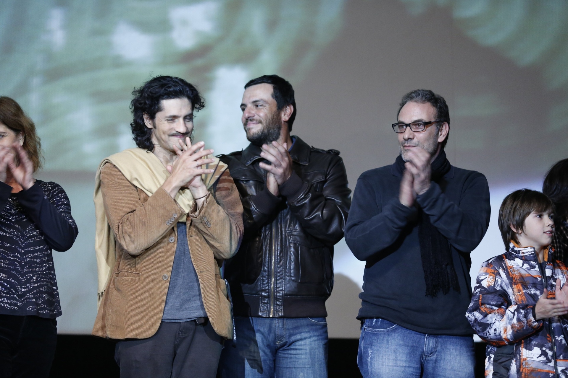 14.ago.2013 - Fernando Alves Pinto, Rodrigo Lombardi e Marco Ricca apresentam o filme "Os Amigos" durante o Festival de Cinema de Gramado - Leo Marinho e Felipe Panfili/AgNews