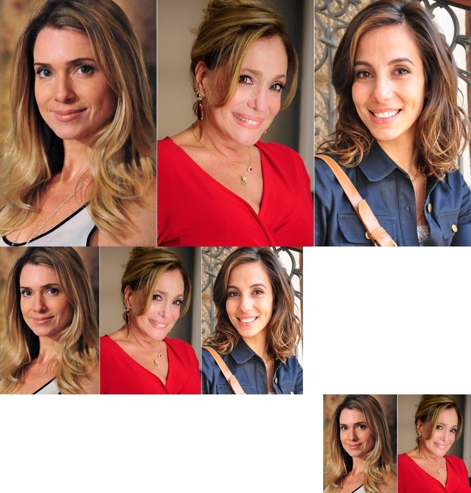 Letícia Spiller, Susana Vieira, Tânia Khalill - TV Globo/Montagem/UOL