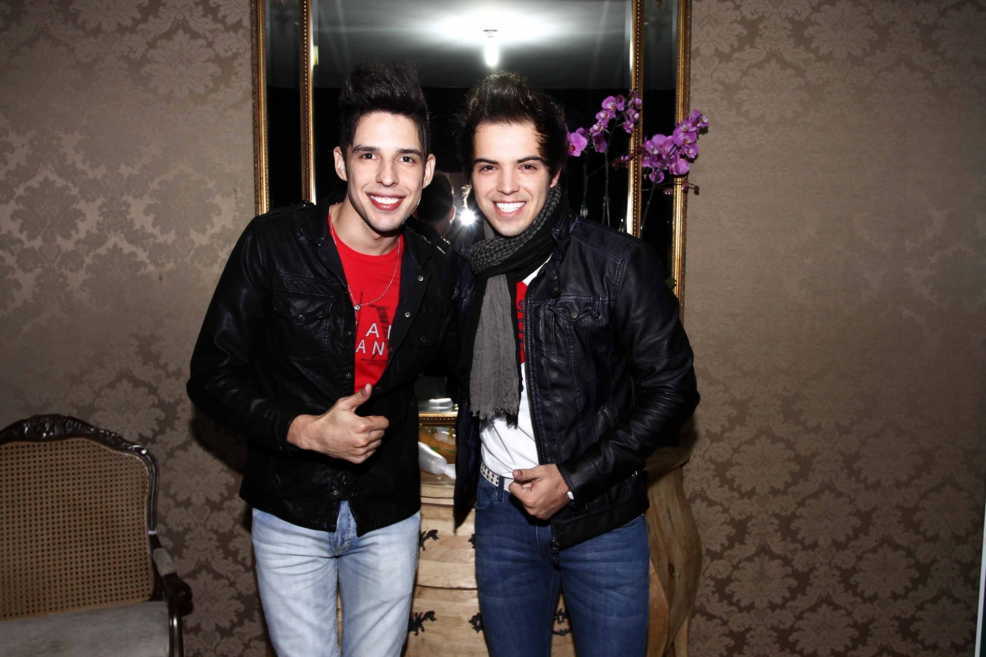 15.ago.2013 - Fábio e Rafael no primeiro dia da Festa do Peão de Boiadeiro em Barretos, interior de São Paulo - Paduardo/AgNews