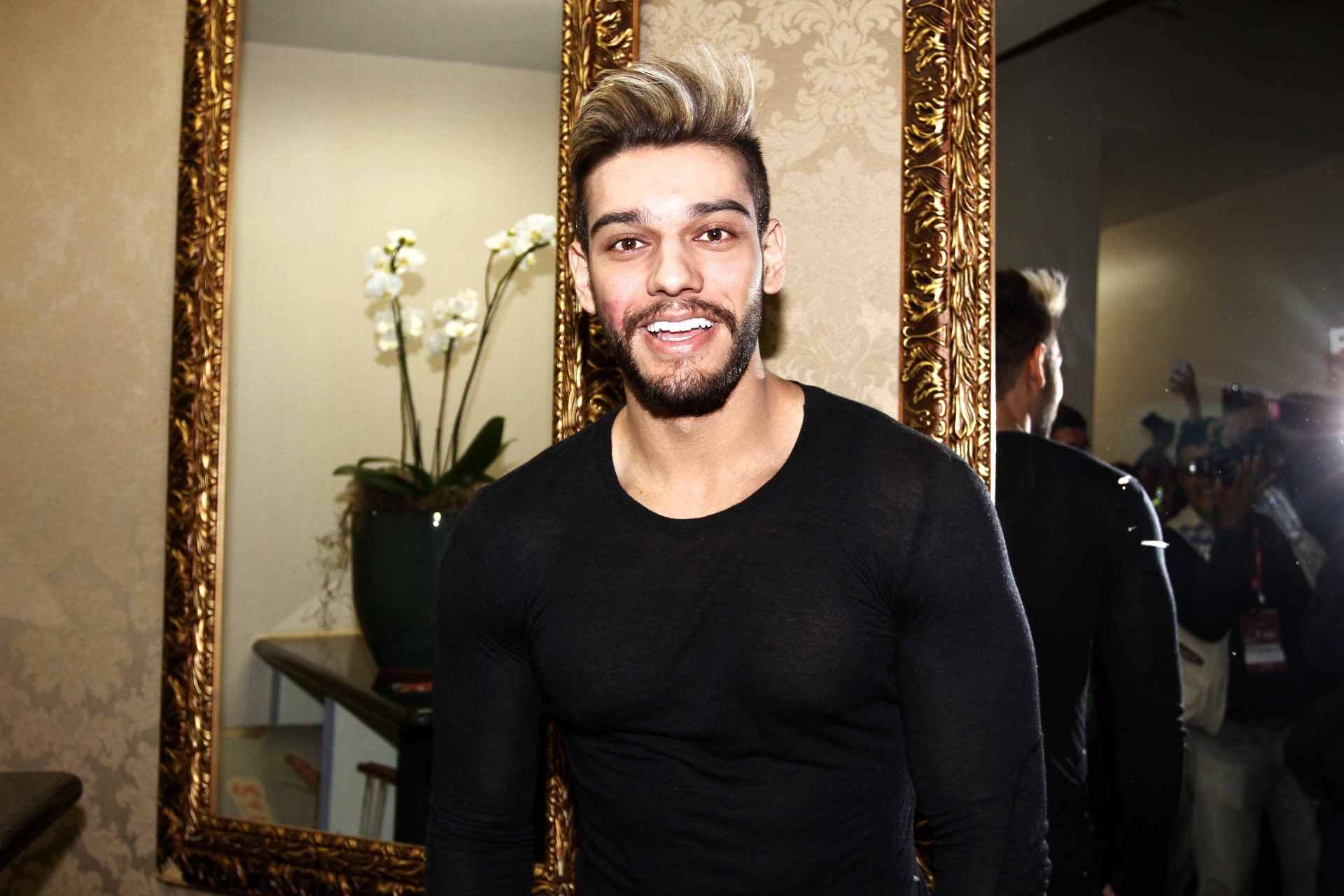 15.ago.2013 - Lucas Lucco no primeiro dia da Festa do Peão de Boiadeiro em Barretos, interior de São Paulo - Paduardo/AgNews