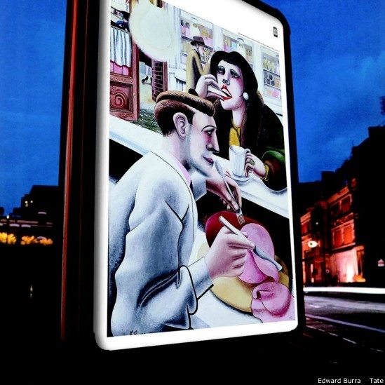 As obras foram escolhidas por votações online, que contaram com a participação de milhares de amantes da arte do mundo inteiro. Acima, obra de Edward Burra, também pertencente à coleção da Tate - Art Everywhere/Divulgação