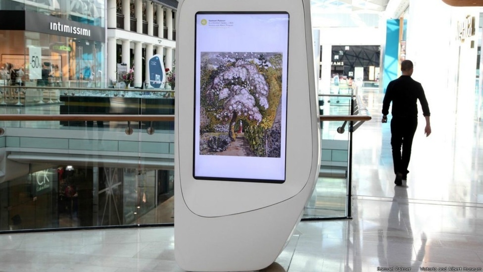 Um projeto artístico leva às ruas do Reino Unido, até 25 de agosto, a reprodução de centenas de consagradas obras de arte pertencentes às coleções de museus britânicos - Art Everywhere/Divulgação