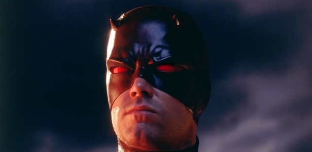 Ben Affleck no papel de Demolidor, no filme do personagem produzido pela Marvel