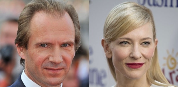 Os atores Ralph Fiennes e Cate Blanchett - Toby Melville/Reuters e Robyn Beck/AFP