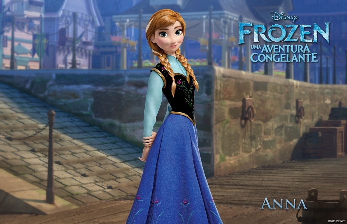 A princesa Anna, de "Frozen - Uma Aventura Congelante", nova animação da Disney - Divulgação
