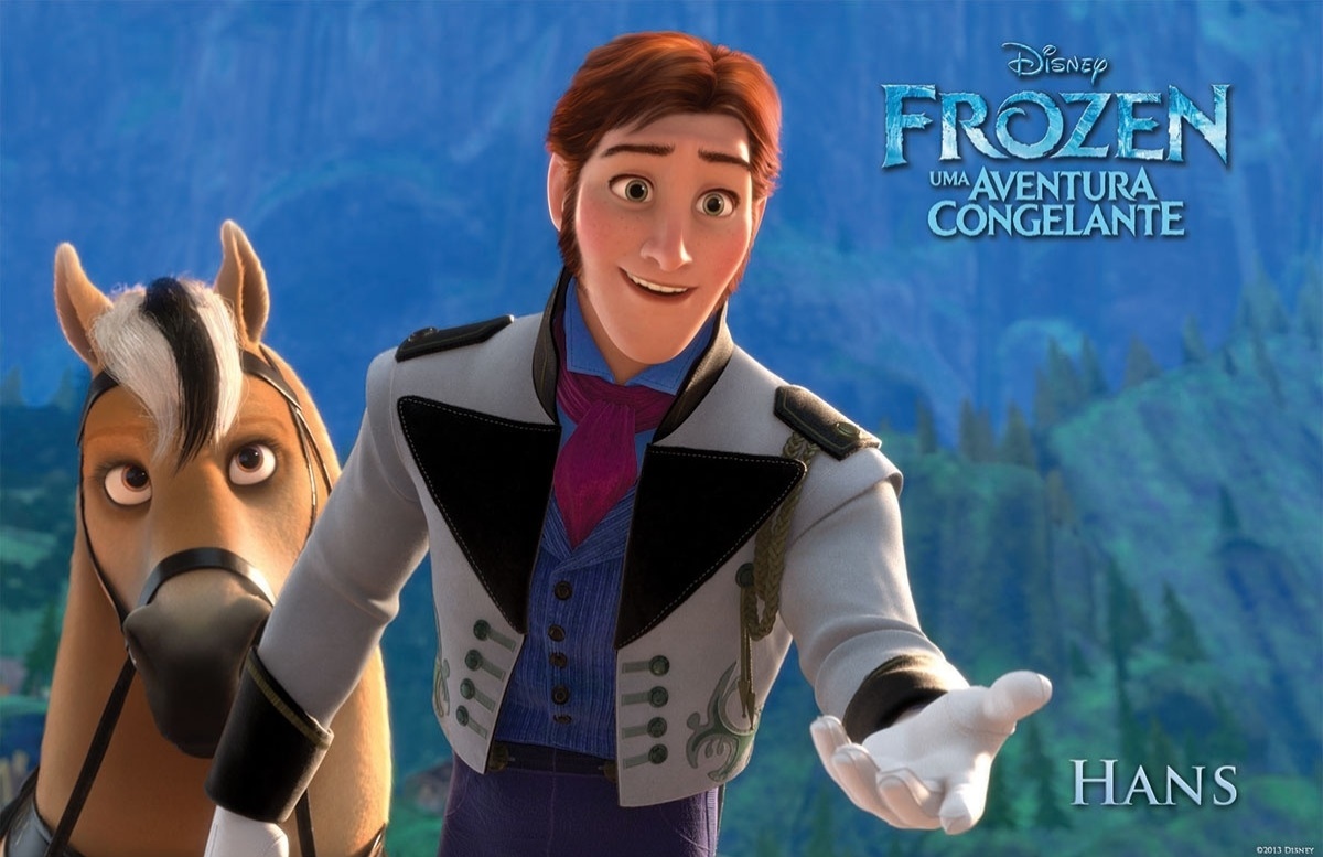 Personagem Hans, de "Frozen - Uma Aventura Congelante", nova animação da Disney - Divulgação
