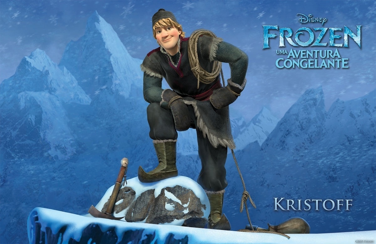 Personagem Kristoff, de "Frozen - Uma Aventura Congelante", nova animação da Disney - Divulgação