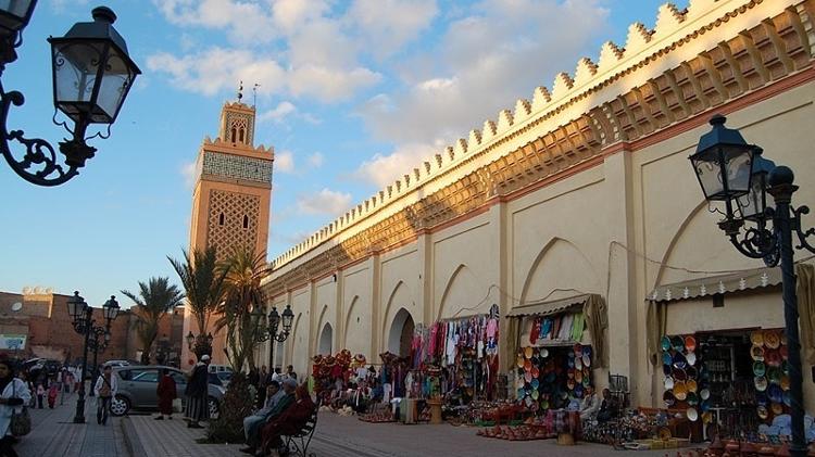 Mesquita Al-Mansouria, a segunda mais importante da cidade de Marrakech - Iris Jönck/UOL - Iris Jönck/UOL