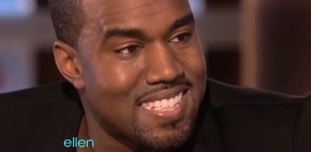 O rapper Kanye West mostrou dentes de diamante durante entrevista no "The Ellen DeGeneres Show"