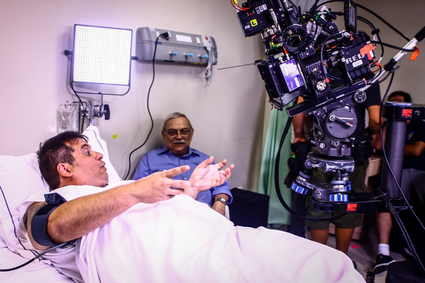 Bastidores do filme "Se Puder... Dirija!", de Paulo Fontenelle, estrelado por Luiz Fernando Guimarães e Leandro Hassum - Divulgação / Disney