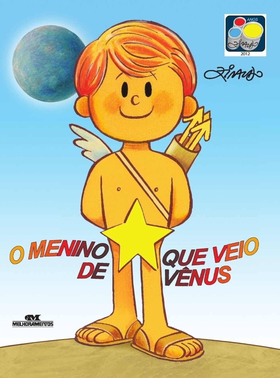Capa do livro "O Menino que Veio de Vênus", de Ziraldo - Divulgação