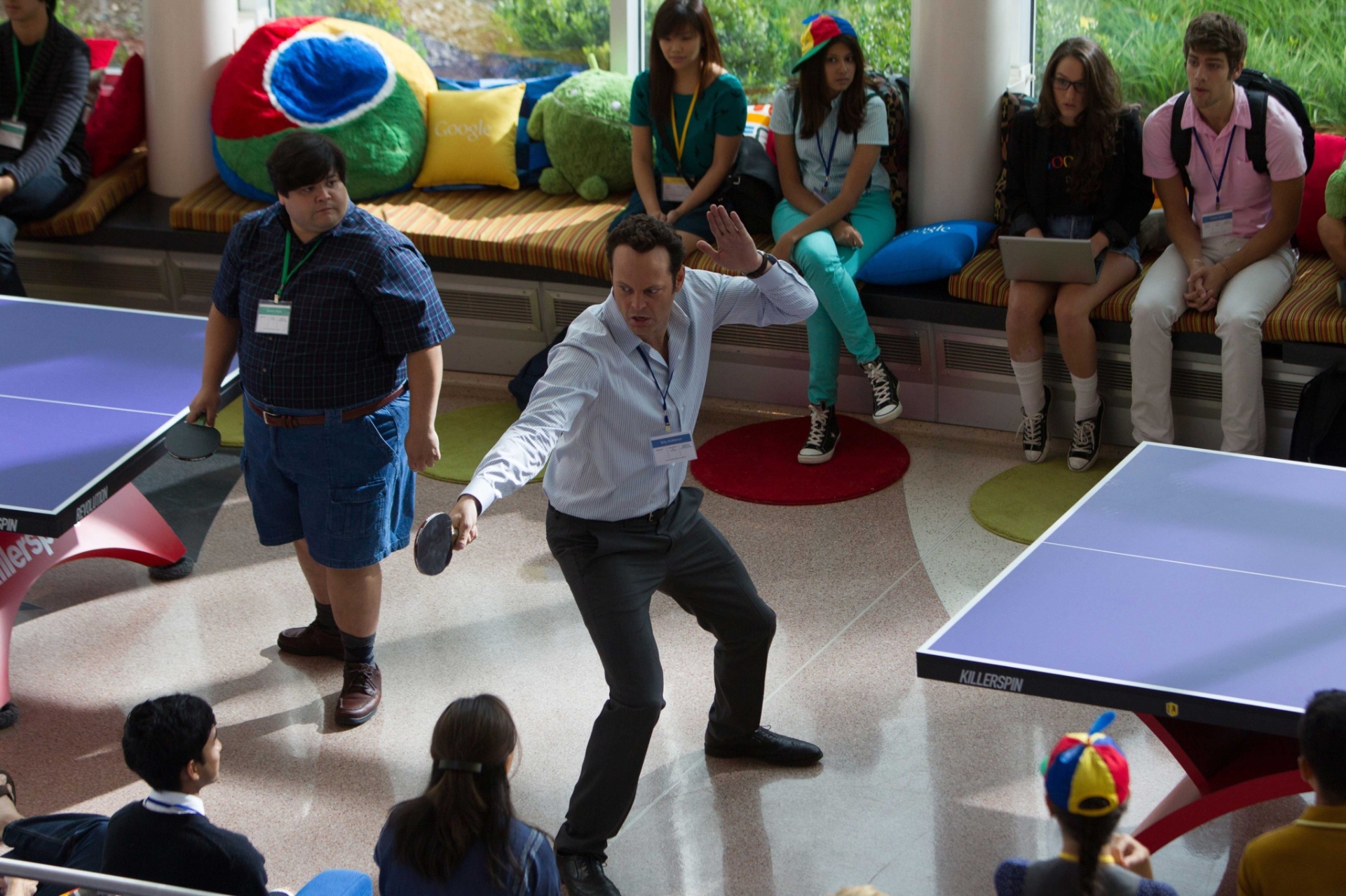 Cena do filme "Os Estagiários", de Shawn Levy, estrelado por Owen Wilson e Vince Vaughn - Divulgação / Fox Films