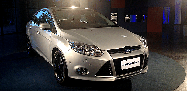 Focus Sedan de terceira geração é apresentado no Pavilhão da Bienal, em São Paulo (SP) - Ricardo Ribeiro/UOL