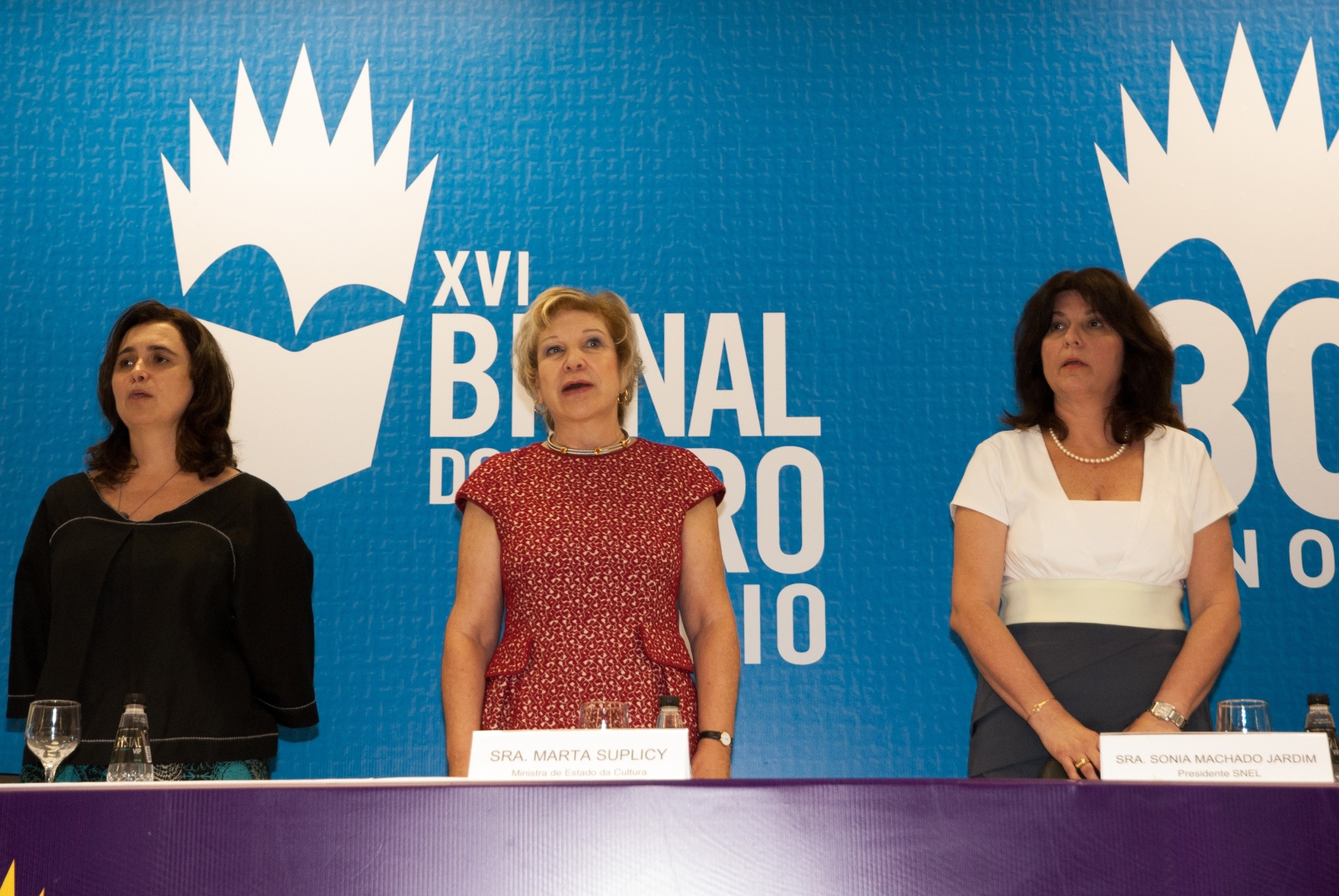 29.ago.2013 - A ministra da Cultura, Marta Suplicy, faz  abertura da 16ª Bienal do Livro do Rio de Janeiro que acontece no Riocentro, na Barra da Tijuca, zona oeste da cidade - ERBS JR./FRAME/ESTADÃO CONTEÚDO