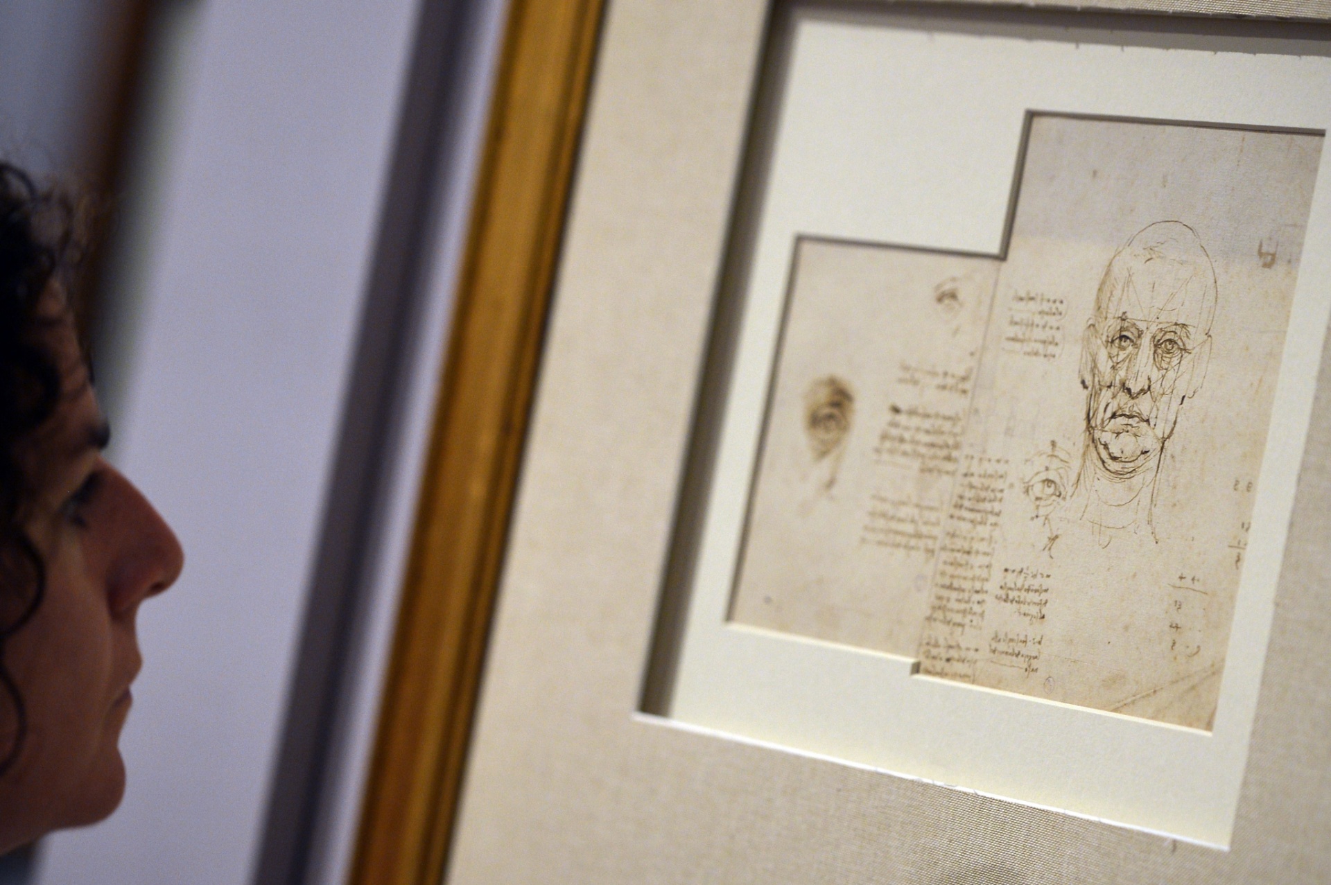 A exposição "Leonardo da Vinci: o homem universal" reúne 52 desenhos de um dos artistas mais talentosos da história, admirado pela capacidade de combinar arte com ciência, beleza com mecânica, natureza com proporções, corpo com alma. As obras de caráter artístico e científico, entre elas o célebre desenho do "Homem Vitruviano", ficarão expostas até dezembro de 2013 - Gabruel Bouys/AFP