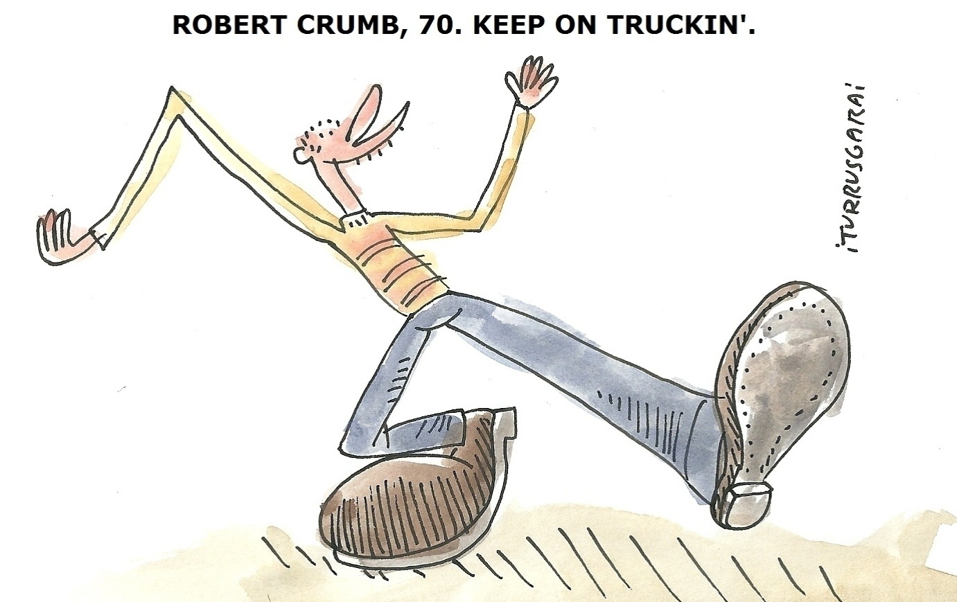 Adão Iturrusgarai faz homenagem a Robert Crumb - Adão Iturrusgarai/UOL