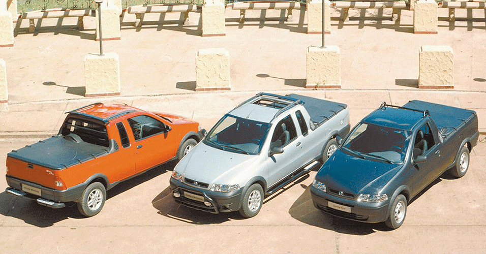 Fiat Strada em 2001 - Divulgação