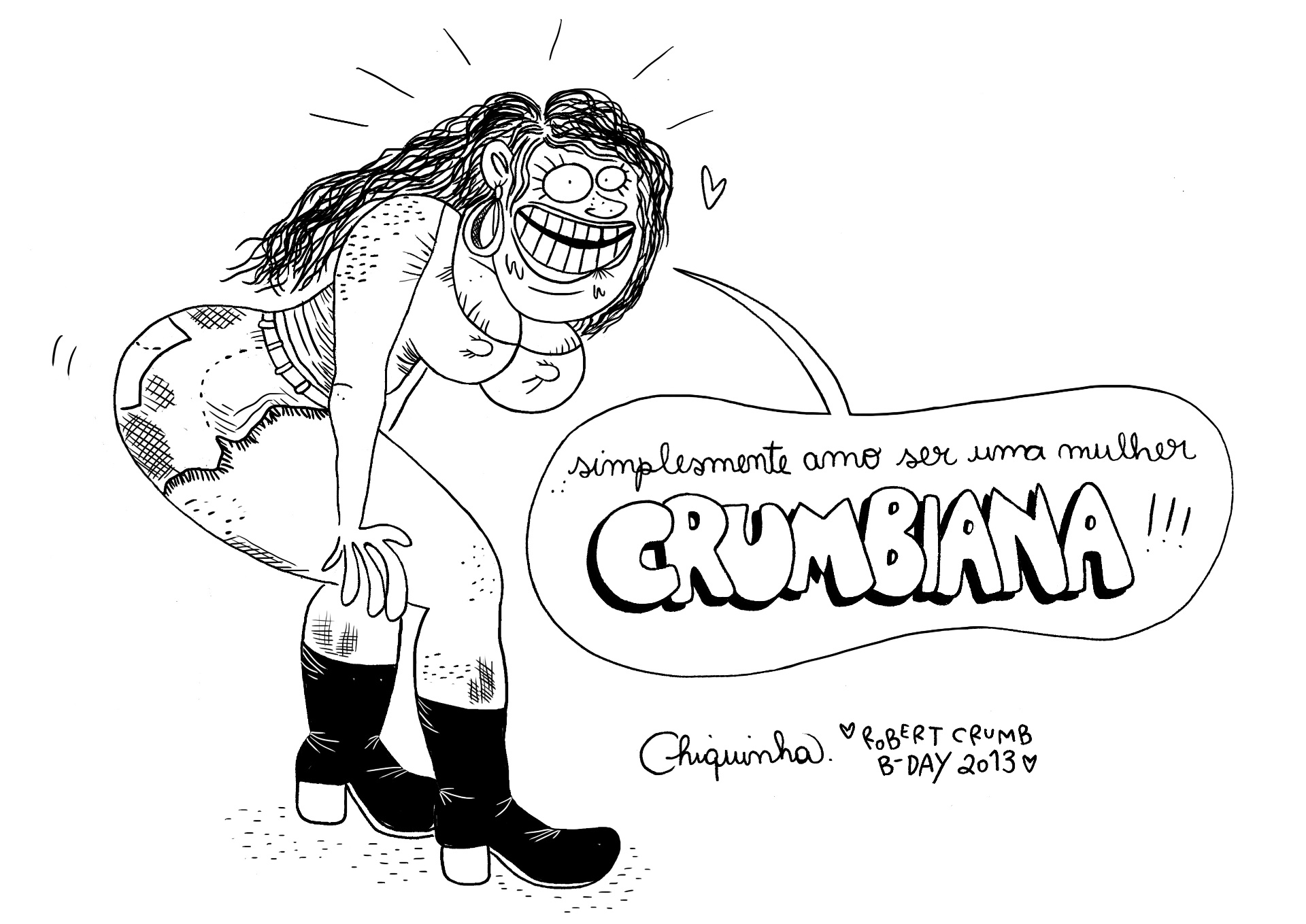 Chiquinha faz homenagem a Robert Crumb - Chiquinha/UOL