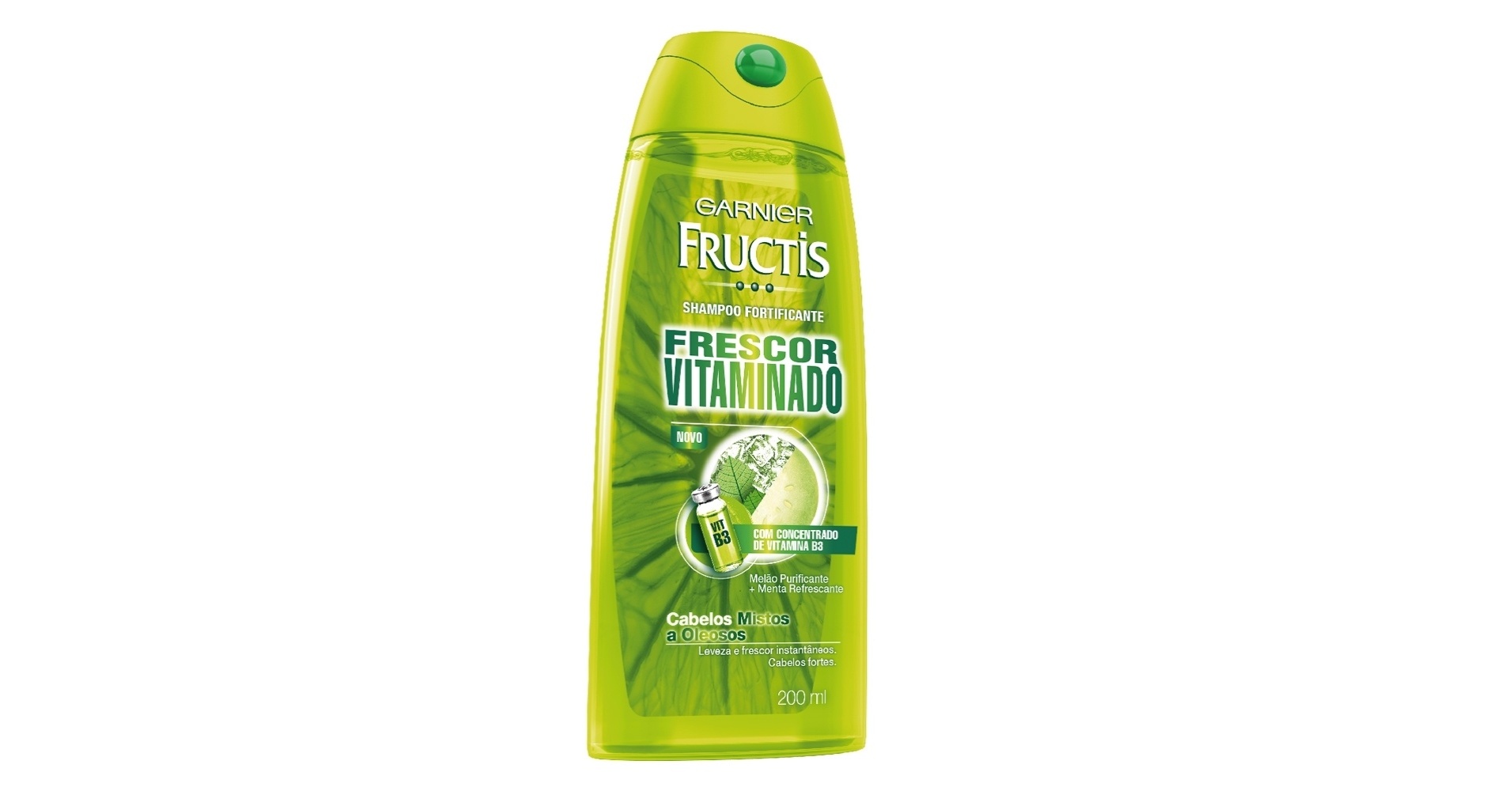 Shampoo Fortificante Frescor Vitaminado, Garnier Frutis - Divulgação