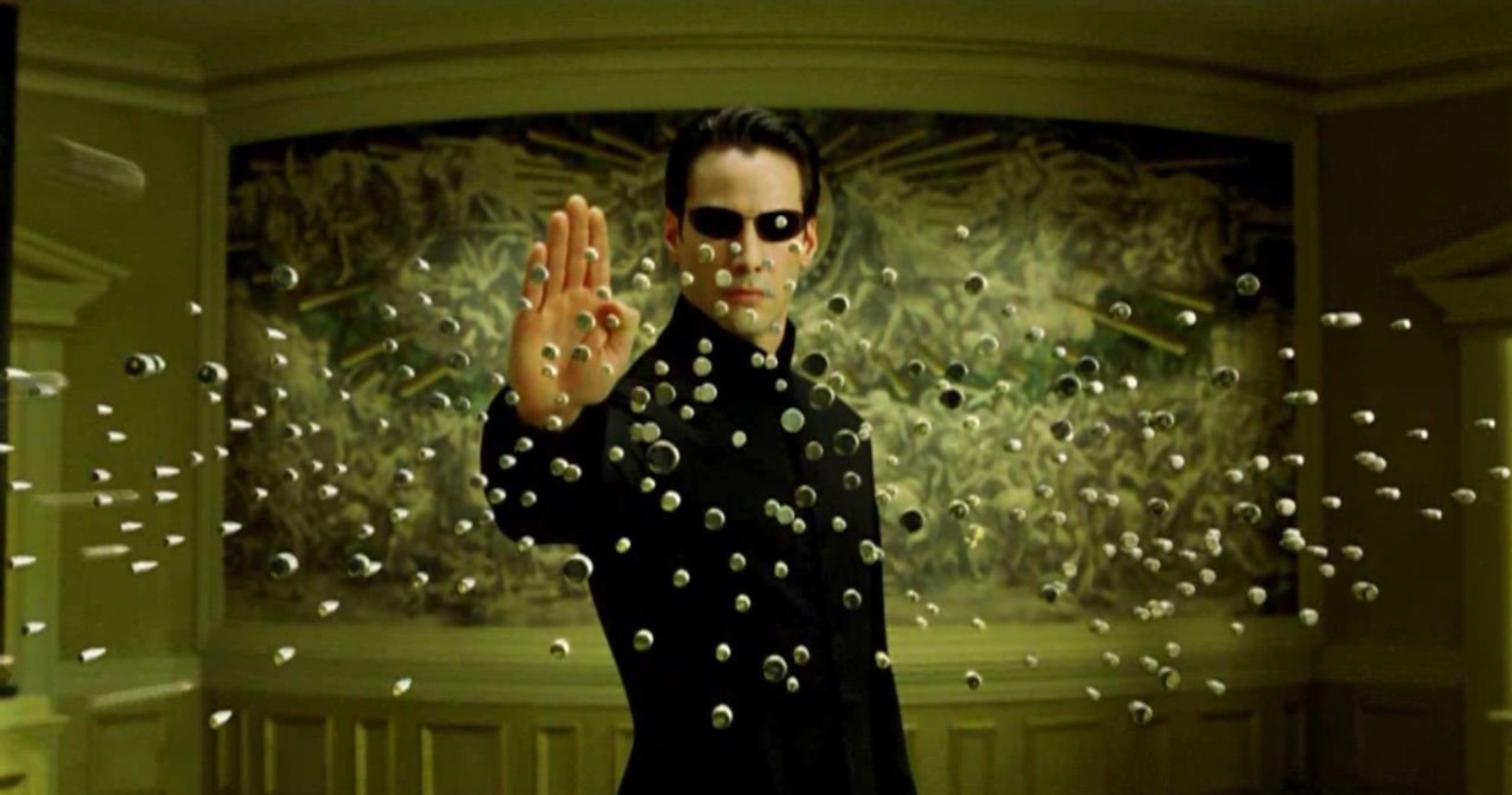 No futuro sombrio imaginado pelos irmão e irmã Andy e Lana Wachowski em "Matrix", a realidade que conhecemos não passa de um ambiente virtual criado por robôs para que os seres humanos sirvam como pilhas vivas - Reprodução