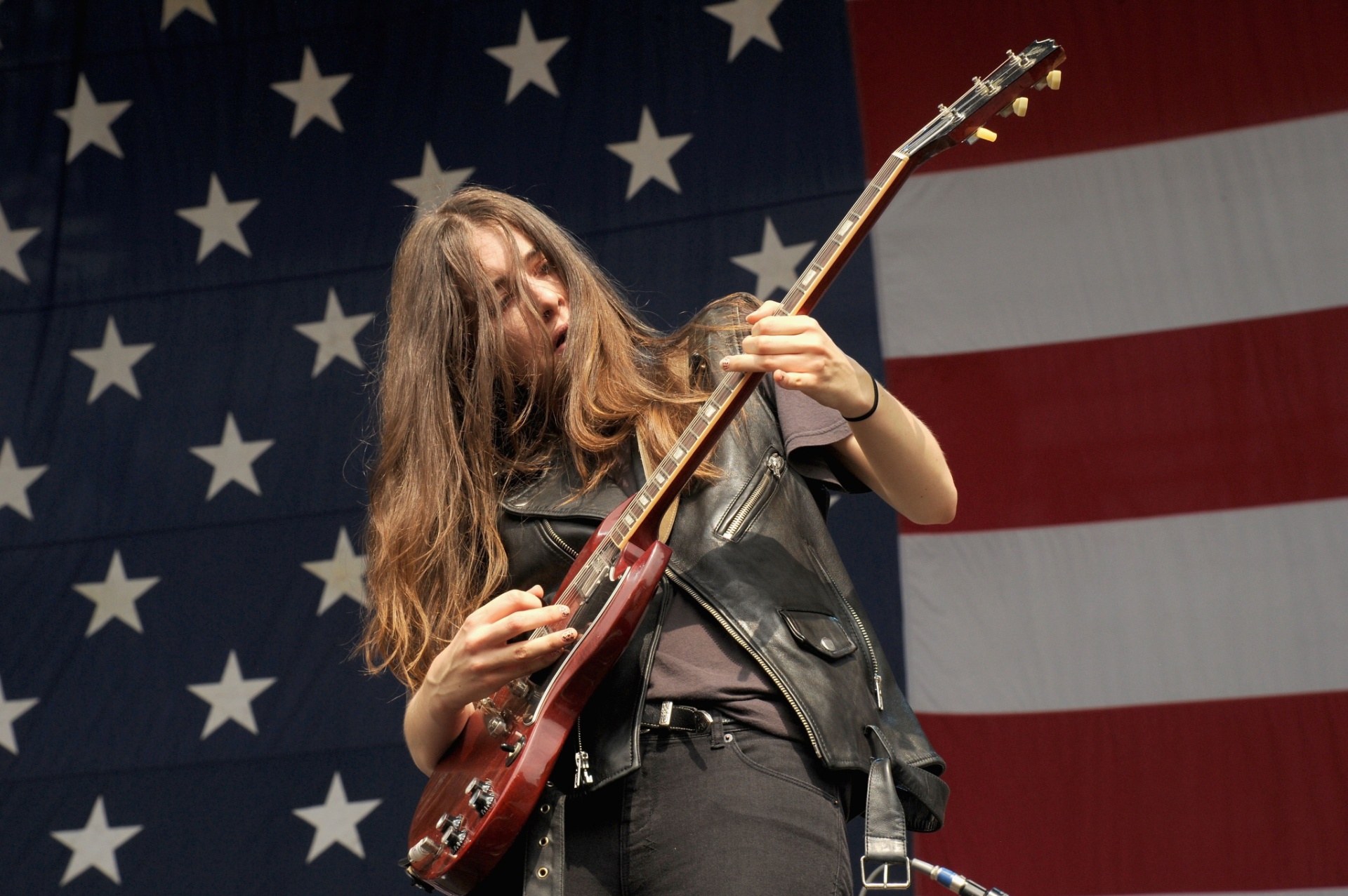 31.ago.2013 - Banda Haim se apresenta no Budweiser Made in America Festival - Getty Images