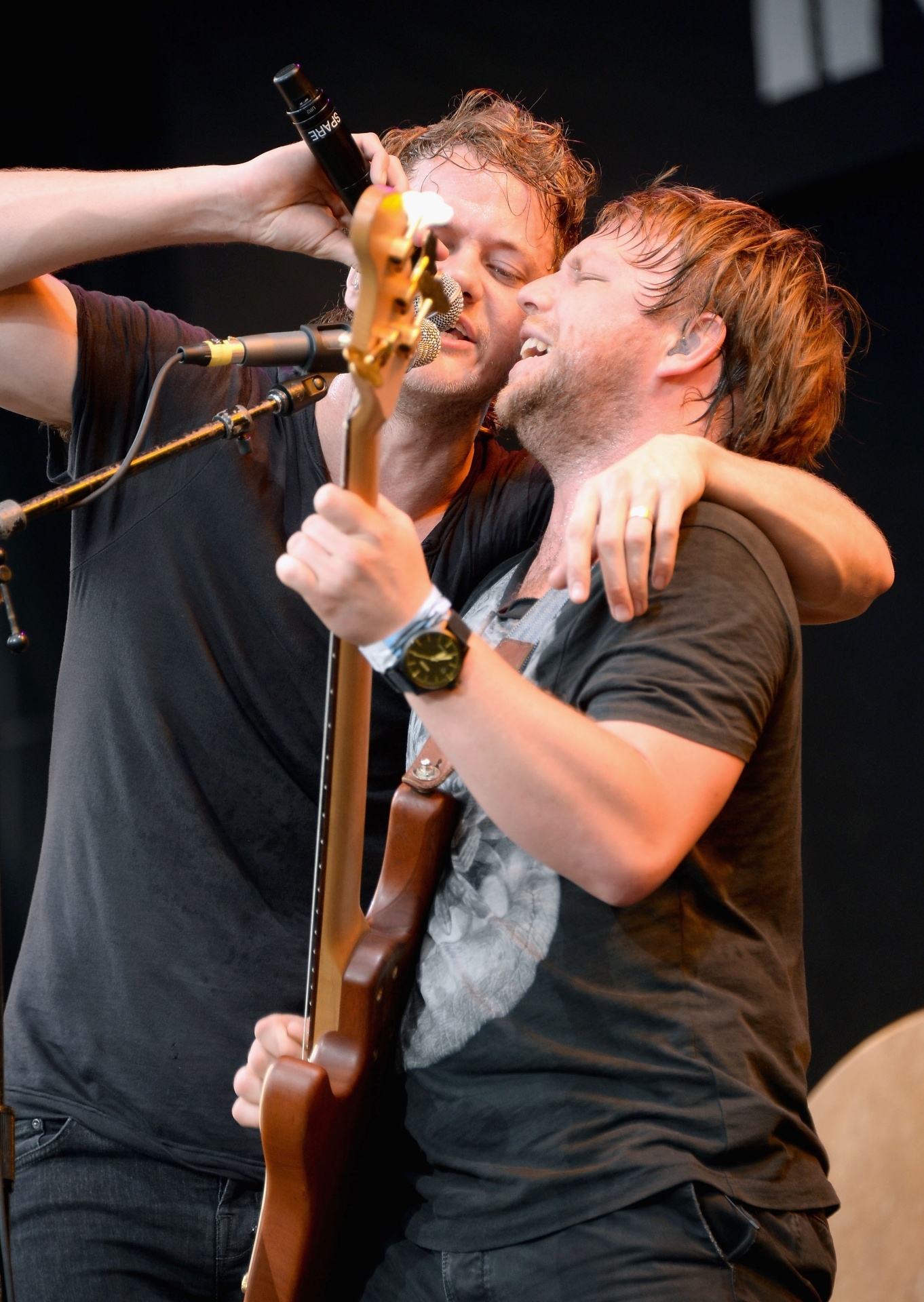 31.ago.2013 - O grupo Imagine Dragons se apresenta no Festival Budweiser Made in America - Getty Images