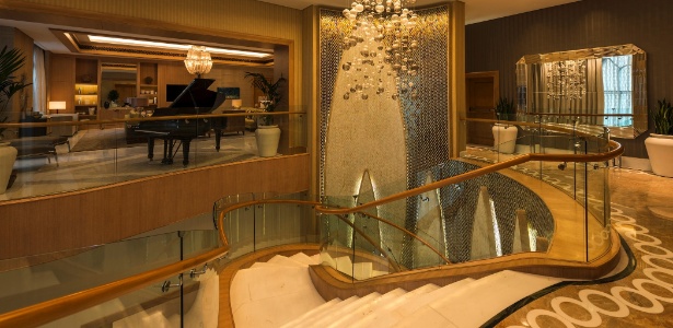 A suíte real do St. Regis Saadiyat Island Resort, em Abu Dhabi - St. Regis Hotels & Resorts/Divulgação